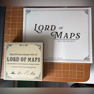 Lord of Maps Stamp Set and Blank Map Workbook